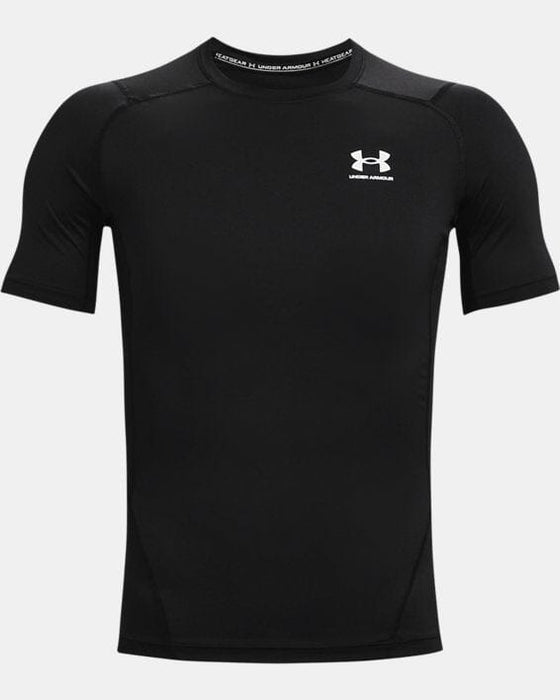 Under Armour Men's HeatGear® Short Sleeve Shirt: 1361518 Apparel Under Armour Black Small 