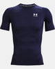 Under Armour Men's HeatGear® Short Sleeve Shirt: 1361518 Apparel Under Armour Navy Small 