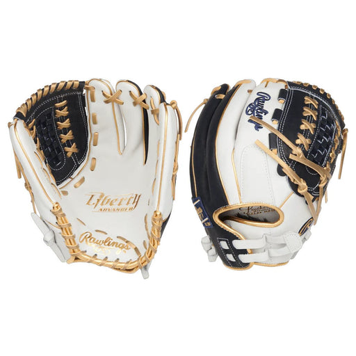 2025 Rawlings Liberty Advanced Color Series 12.5" Fastpitch Softball Glove: RLA125-18WNG Equipment Rawlings 