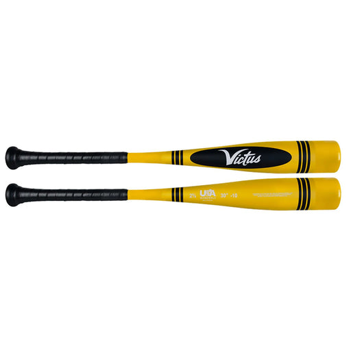 2025 Victus Vibe Foul Pole Yellow Crayon -10 USA Baseball Bat 2 5/8”: VSBVIB10CU-YL