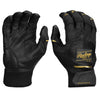 2025 Rawlings Workhorse® Adult Baseball Batting Gloves: WH25BG Black-Gold Equipment Rawlings 