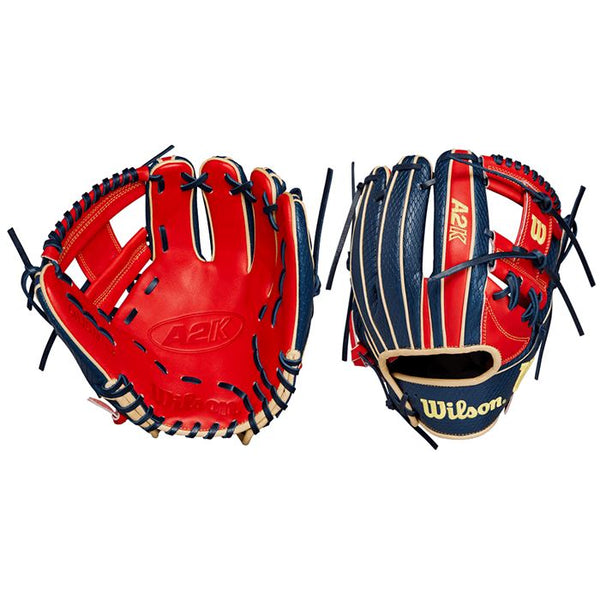 Wilson A2K Ozzie Albies GM 11.50 Infield Glove WBW101629115 - Red Nav