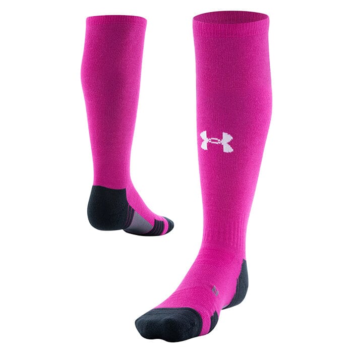 Under Armor Team Over The Calf Socks, 1-pair, Purple, Shoe Size: Mens 4-8,  Womens 6-9 : : Clothing, Shoes & Accessories